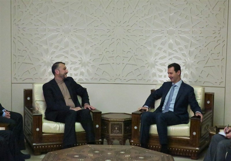 ماذا قال الاسد حول ايران ؟