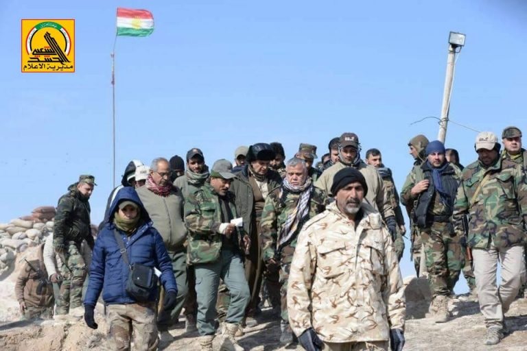 الحشد الشعبي يسيطر على عين طلاوي ويلتقي مع البيشمركة شمال تلعفر