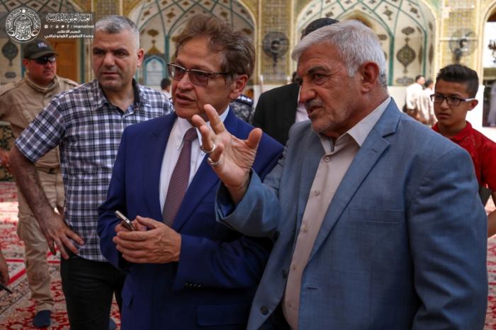 بالصور.. السفير البرازيلي: مرقد الإمام علي محطة للوحدة الإنسانية بين الأمم