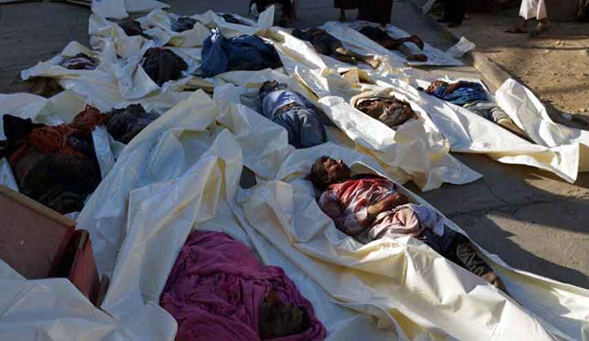(صور 16+) مجزرة جديدة للعدوان السعودي في منطقة علاف في صعدة