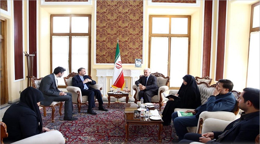 عبداللهيان : قرار ترامب حول القدس لا اعتبار له