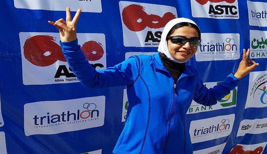 بطلة ايران للالعاب الثلاثية: اثبتنا انه يمكن المسابقة بالحجاب والفوز  ايضا