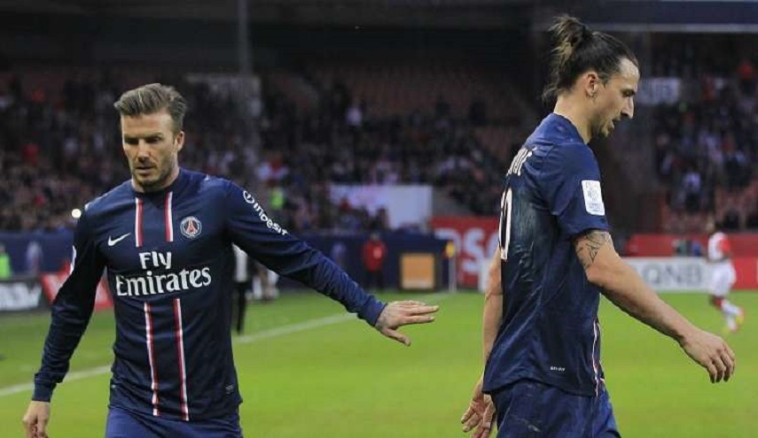 السلطان إبرا يراهن الأسطورة بيكهام قبل مواجهة السويد وإنجلترا