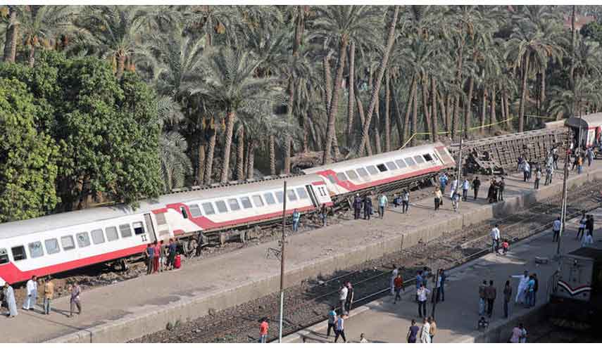 الصحة المصرية تعلن حصيلة انقلاب قطار المرازيق والتحقيق جار