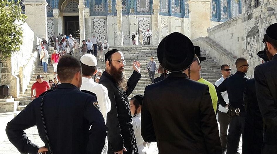 الاحتلال يغلق باب المغاربة بعد اقتحام المستوطنين للمسجد الأقصى 