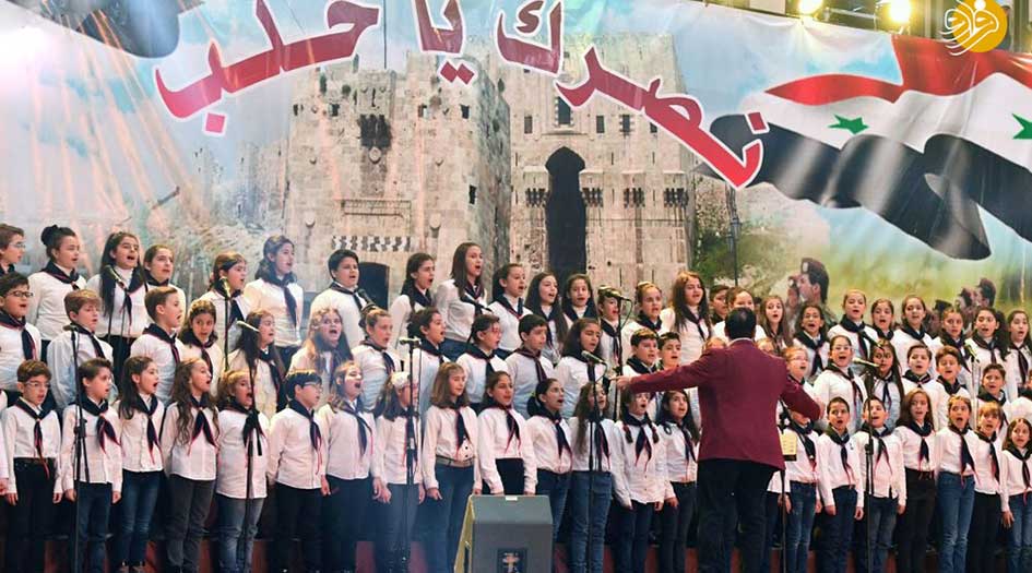 بالصور.. مدينة حلب تحتفل بذكرى الثانية للانتصار على الارهاب