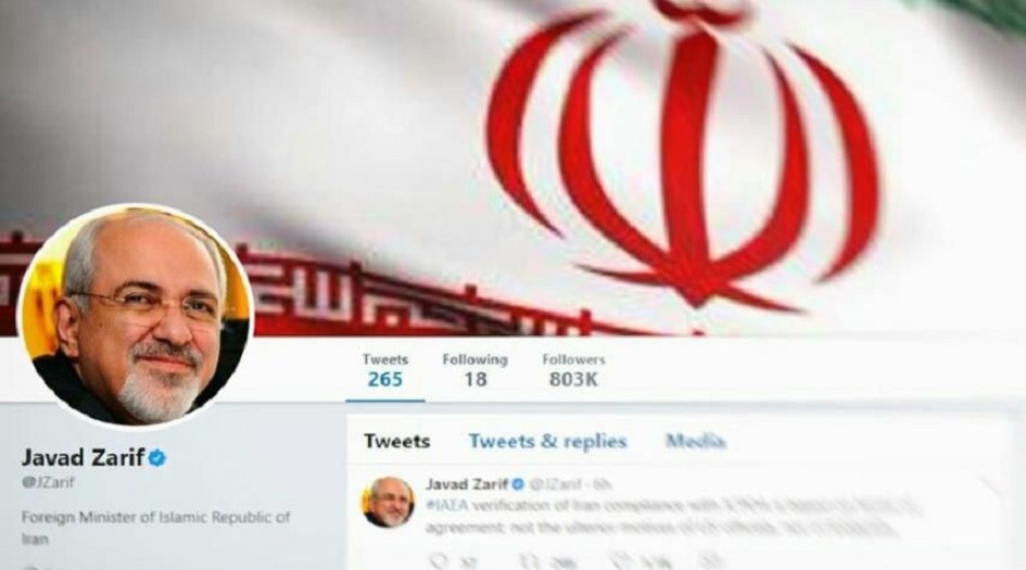  وزير الخارجية الايراني يهنئ بحلول العام الميلادي الجديد