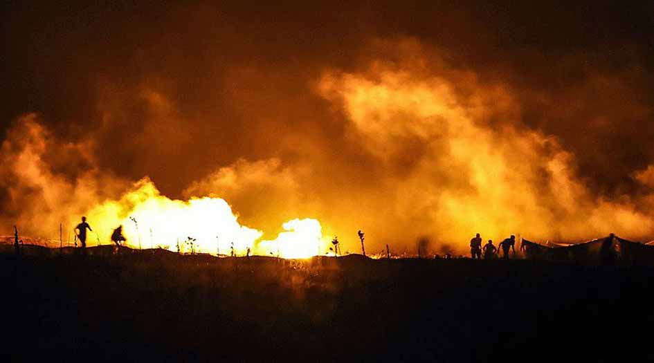 تجدد فعاليات الإرباك الليلي شرق رفح