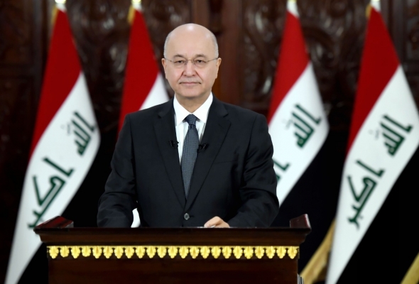 في وقت لاحق..كلمة لرئيس العراقي برهم صالح