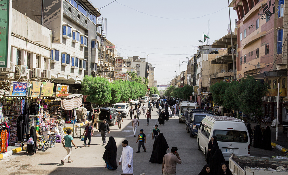 بالصور... فيل اخضر في كربلاء يتحول لسخرية بالتواصل الاجتماعي