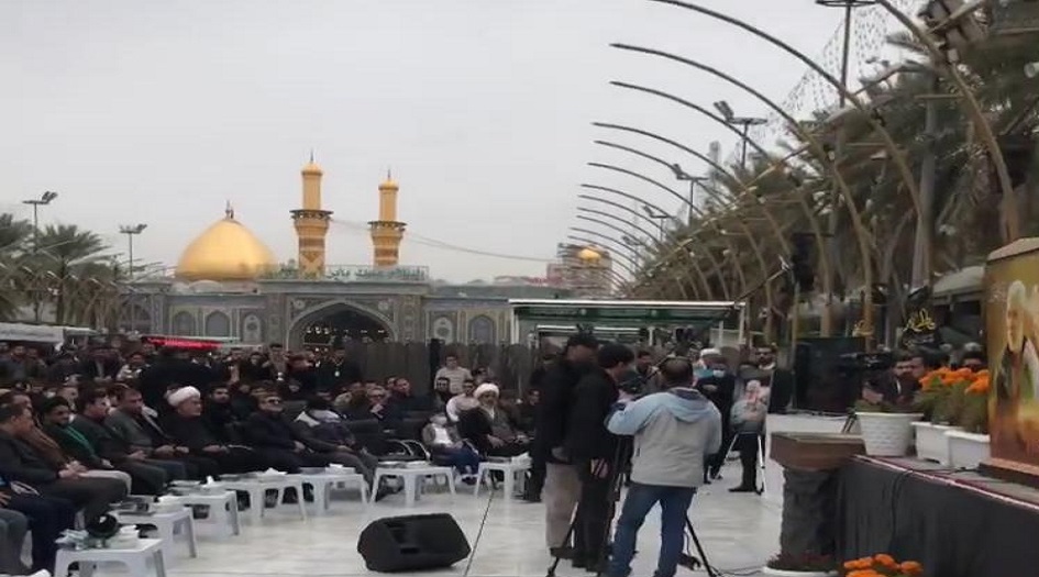 اقامة مراسم احياء ذكرى استشهاد  قادة النصر  فيما بين الحرمين بكربلاء المقدسة