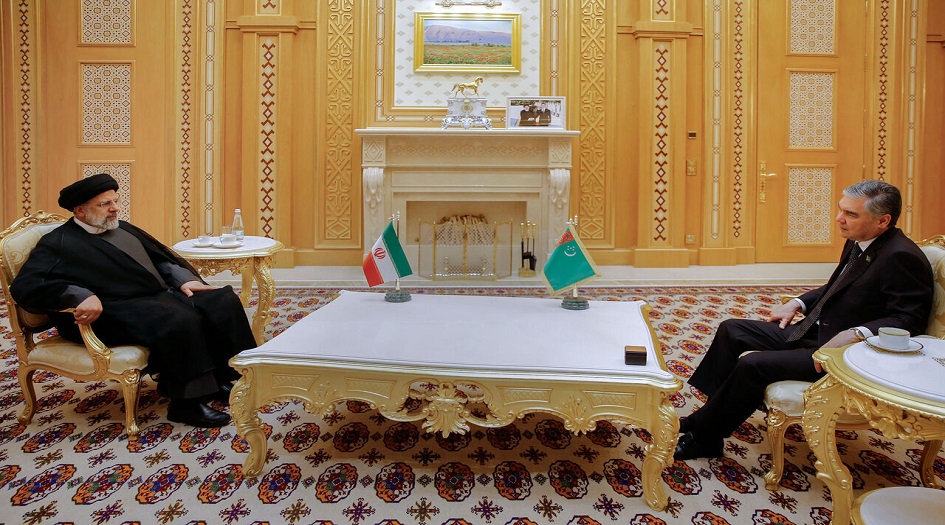 الرئيس الايراني : العلاقات بين طهران وعشق اباد اخذة بالتوسع دوما