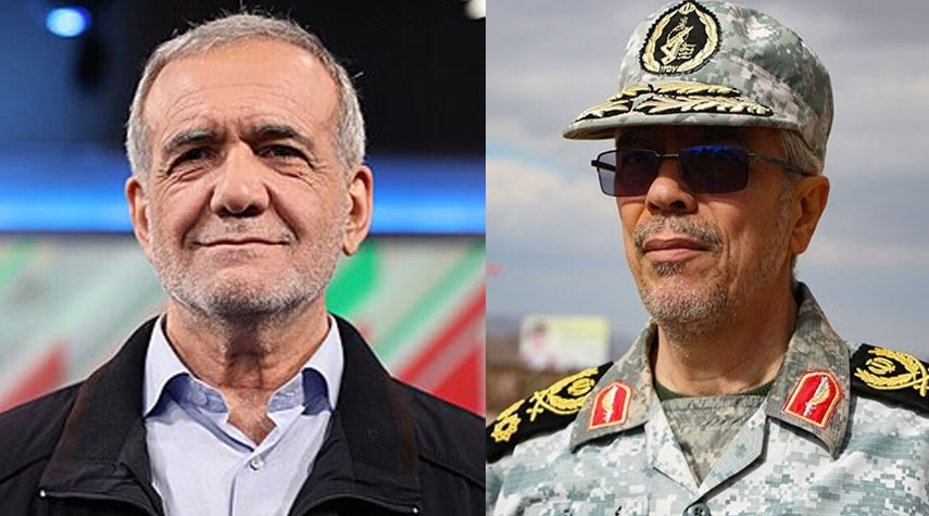  اللواء باقري يهنىء بزشكيان: مستعدون للتعاون مع الحكومة الجديدة 