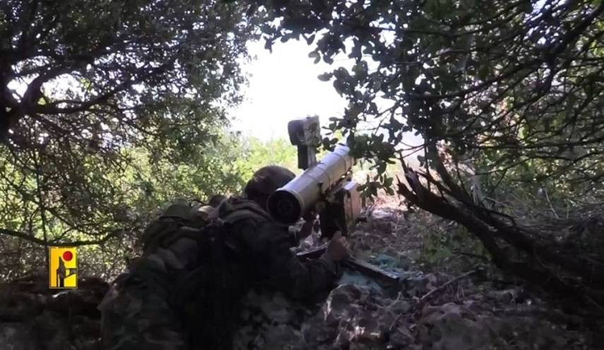 المقاومة الإسلامية في لبنان تستهدف موقع معيان باروخ دعماً لغزة